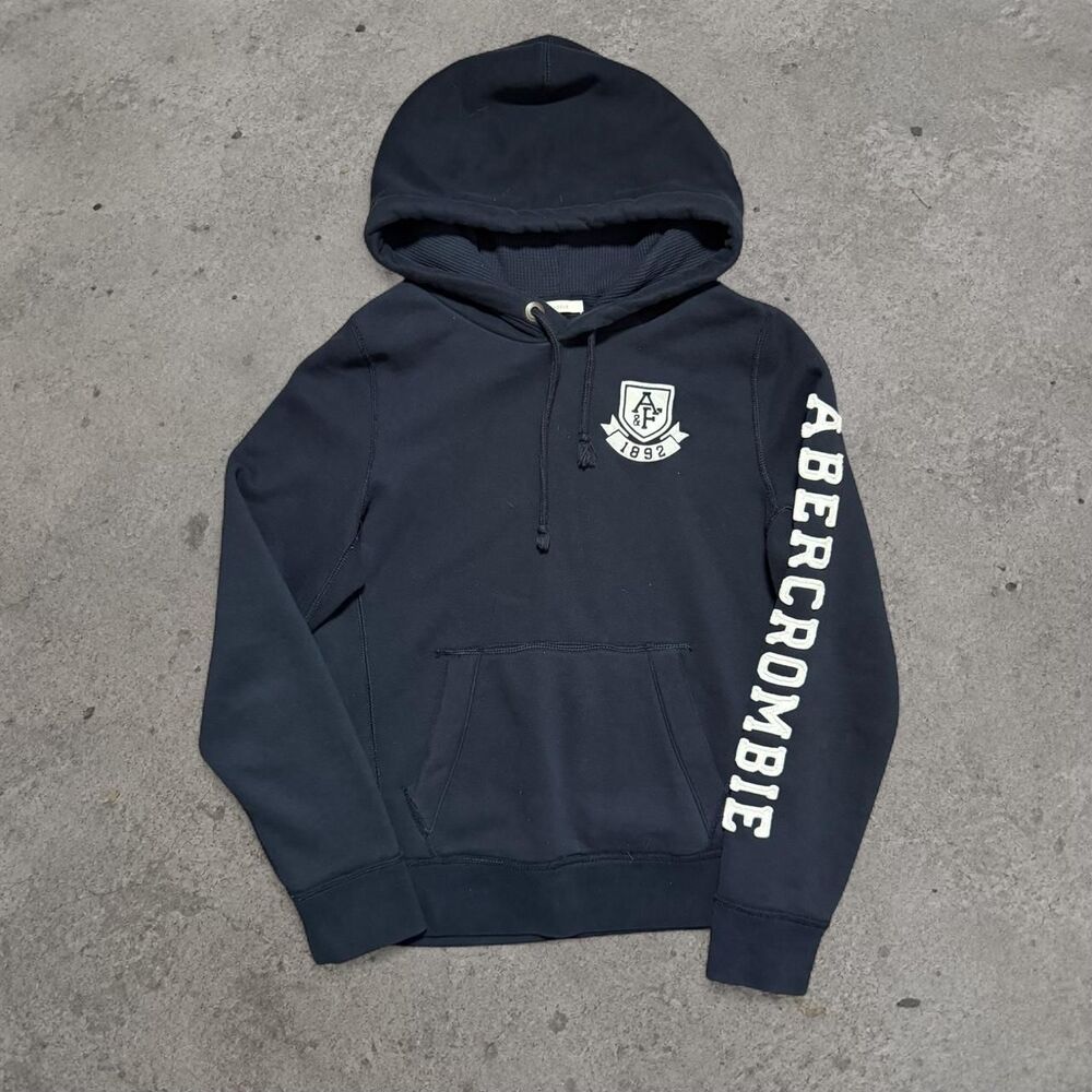 Y2K 2000’s Abercrombie and Fitch Muscle Fit Hoodie Black Men’s Size Medium